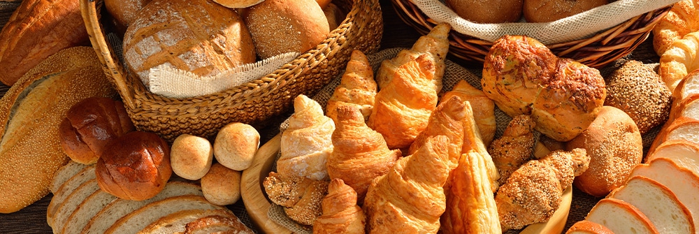 a basket full of food