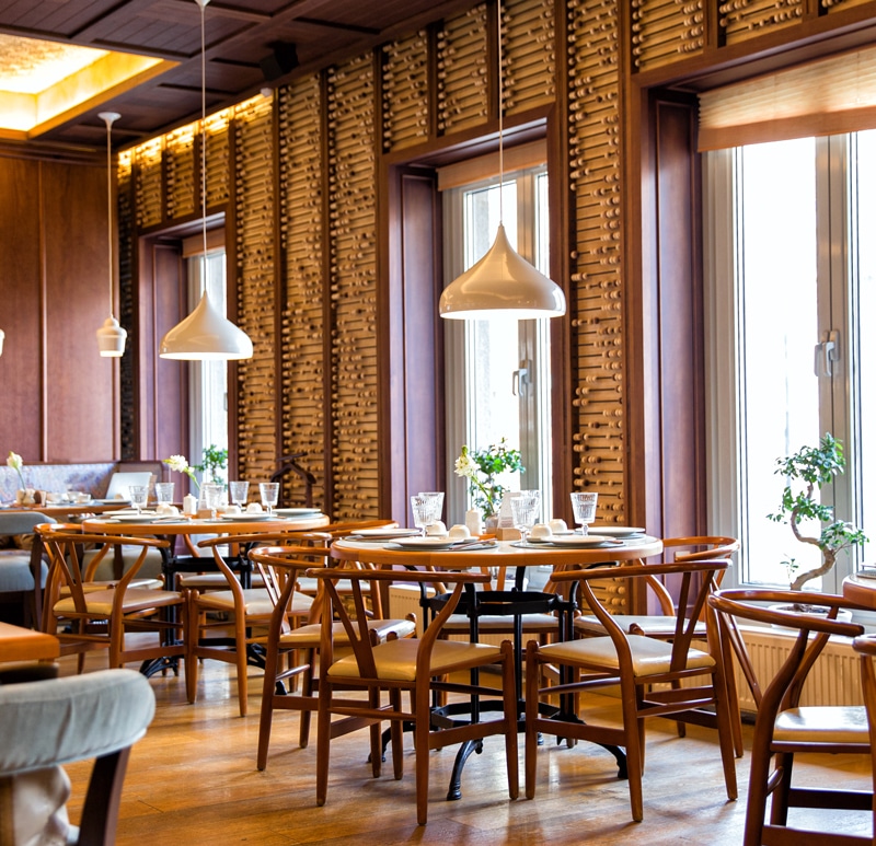 a dining room table