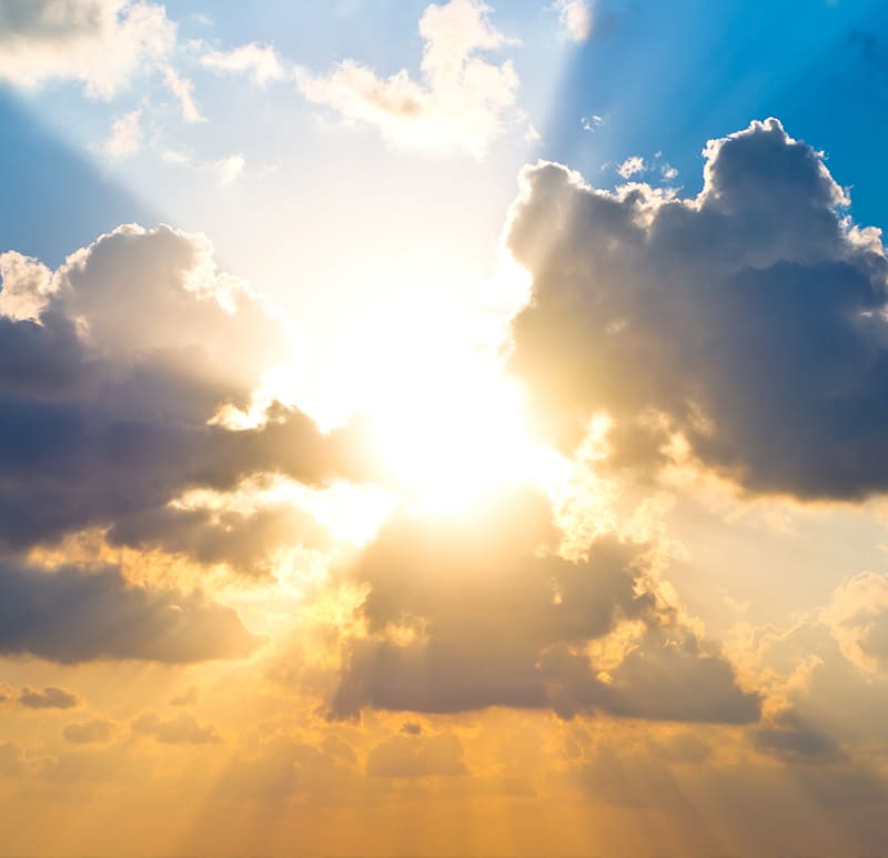 clouds in the sky on a cloudy day